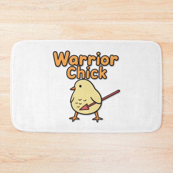 Item preview, Warrior Chick - Cute Chronic Illness & Disability Warrior Pun Retro designed and sold by pulse_retail.