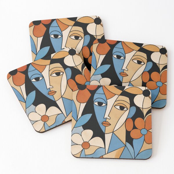 Item preview, Geometric Muse among Blossoms designed and sold by BlueBerry45.