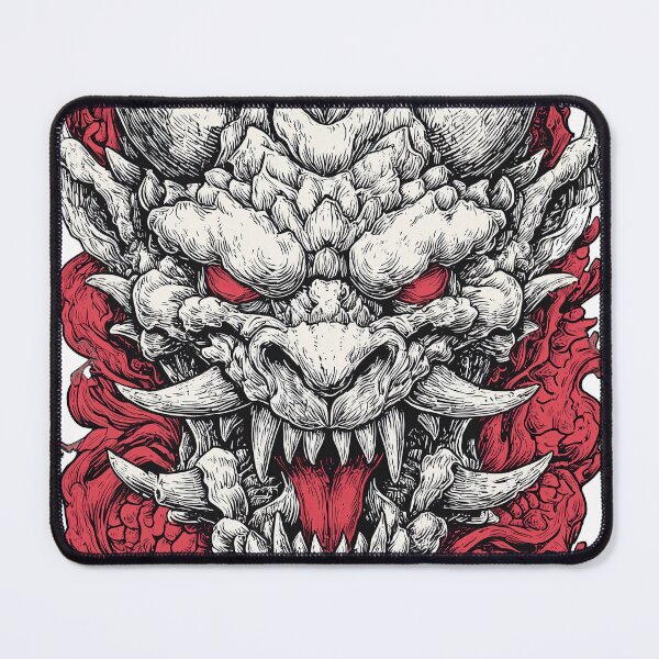 Item preview, Stone Demon Mask Graphic Tee designed and sold by folskullyz.