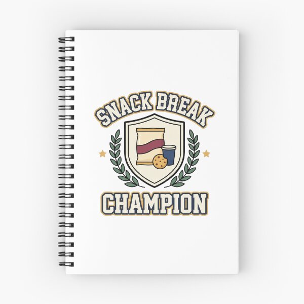 Item preview, Snack Break Champion Varsity Emblem designed and sold by GoofyShopp.