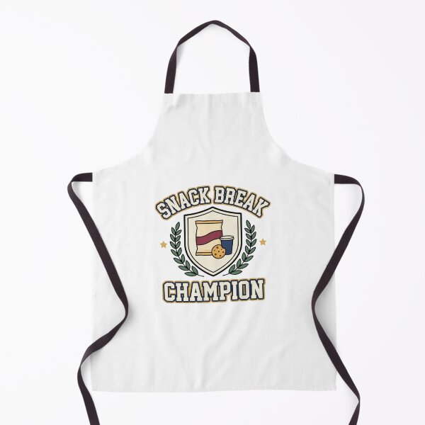 Item preview, Snack Break Champion Varsity Emblem designed and sold by GoofyShopp.