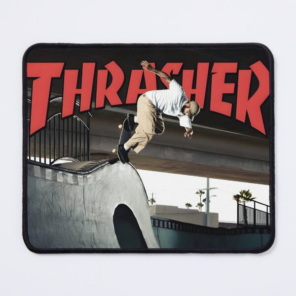 Item preview, Thrasher Skateboard Magazine Original Custom Vintage Poster Wall Art designed and sold by Cool Robot Bro..