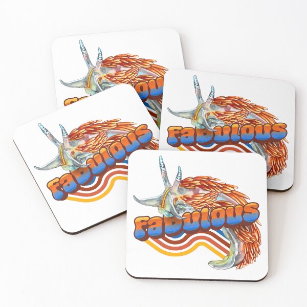 Item preview, Fabulous Retro Nudibranch  designed and sold by Kelsey Worth.