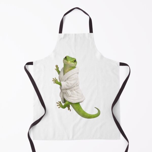 Item preview, Bathrobe Green Anole designed and sold by Sillytoe.