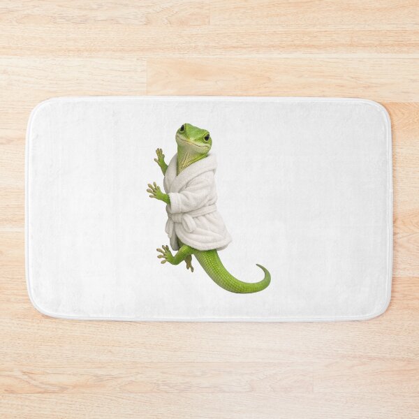 Item preview, Bathrobe Green Anole designed and sold by Sillytoe.