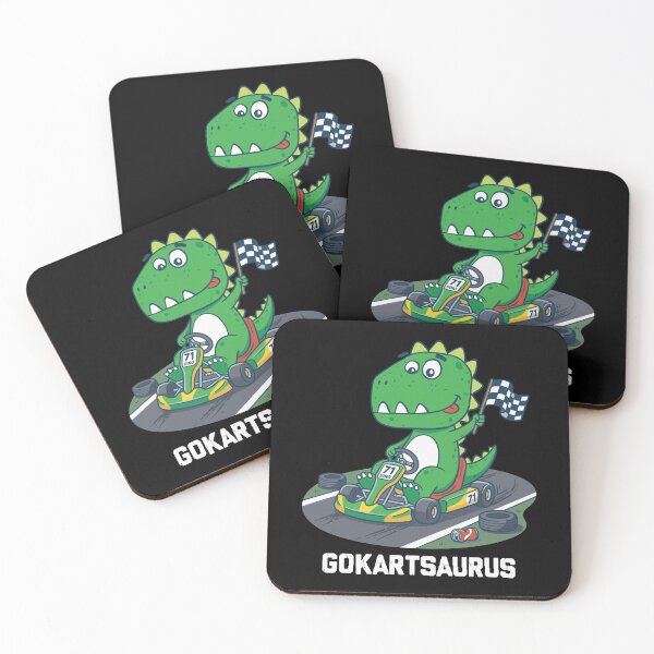 Item preview, Karting Dinosaur Graphic - Cute T-Rex Sports Gift - Gokartingsaurus designed and sold by BobaTeeStore.