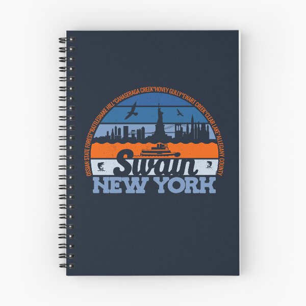 Item preview, Swain New York Sunset Retro Vintage Local Pride Logo designed and sold by CRHPOD20.
