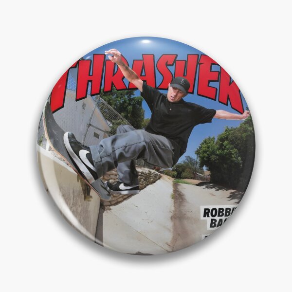 Item preview, Thrasher Skateboard Magazine Original Custom Vintage Poster Wall Art designed and sold by Cool Robot Bro..