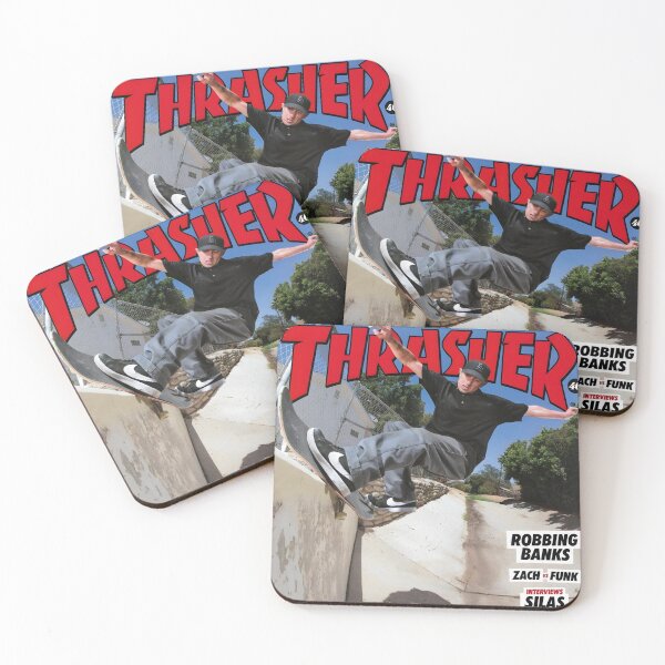 Item preview, Thrasher Skateboard Magazine Original Custom Vintage Poster Wall Art designed and sold by Cool Robot Bro..
