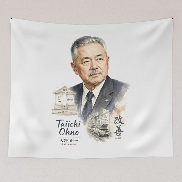 Item preview, Taiichi Ohno designed and sold by Sarcastic designs.