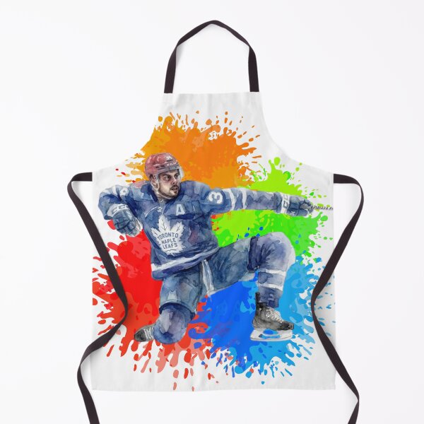 Item preview, Auston Matthews Watercolor Paint Splatter - Toronto Hockey designed and sold by Turnersports.
