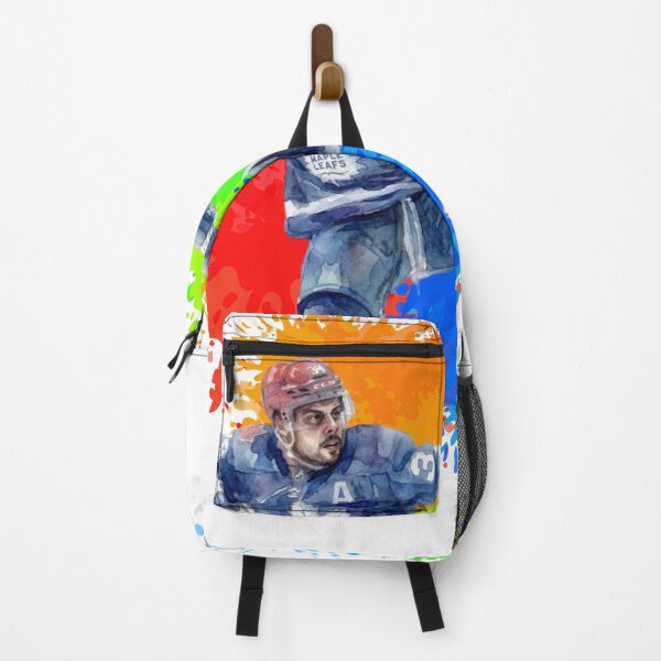 Item preview, Auston Matthews Watercolor Paint Splatter - Toronto Hockey designed and sold by Turnersports.