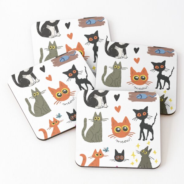 Item preview, Silly cats designed and sold by DanuskaArt.