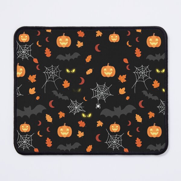 Item preview, Spooky Halloween Pattern Jack O Lantern Bats designed and sold by Sylwka447.
