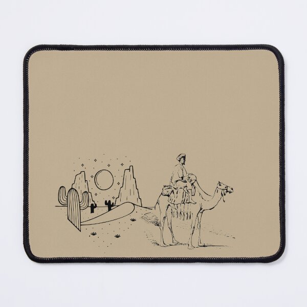 Item preview, Carmel Back Rider Desert Illustration designed and sold by LYFSTYLE GEMS.