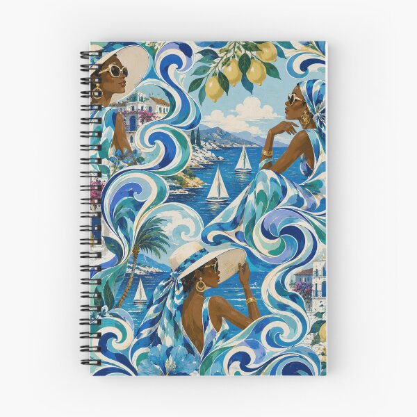 Item preview, Melanated Travels : Blue Mediterranean designed and sold by BlessedBlackBeautiful.