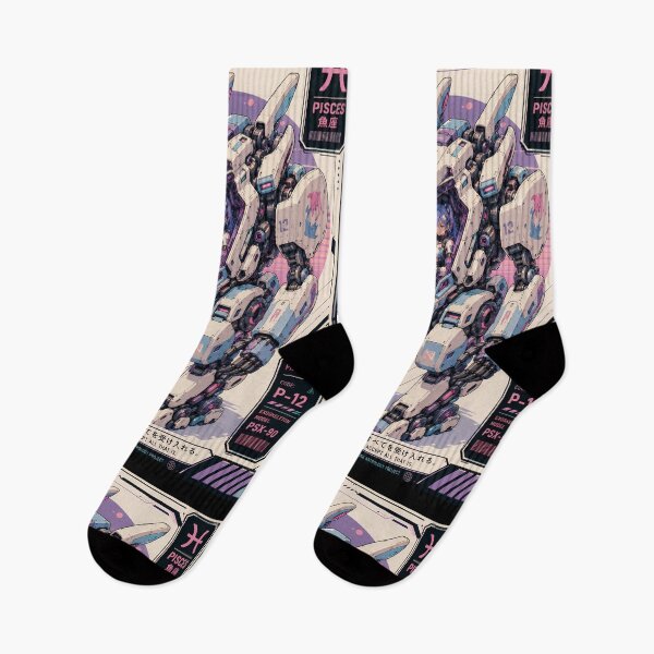 Item preview, Cyberpunk Pisces Zodiac Mecha Anime Girl designed and sold by Apocalyptic Art Studio.