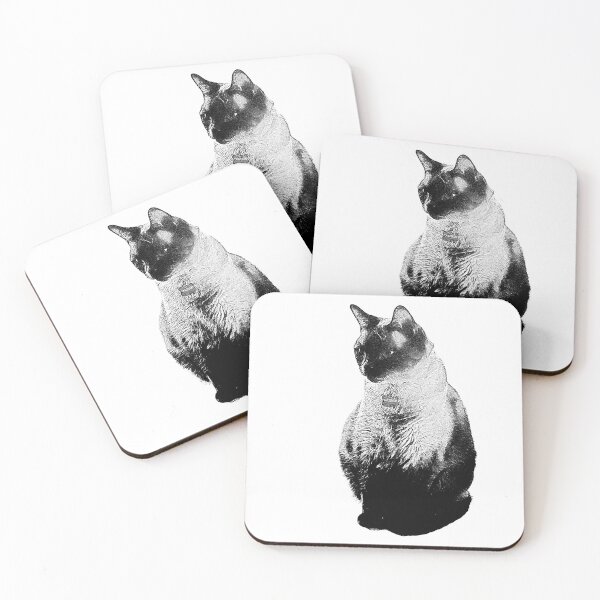 Item preview, Sitting Kitty in Black and White designed and sold by Douglas E. Welch Design and Photography.