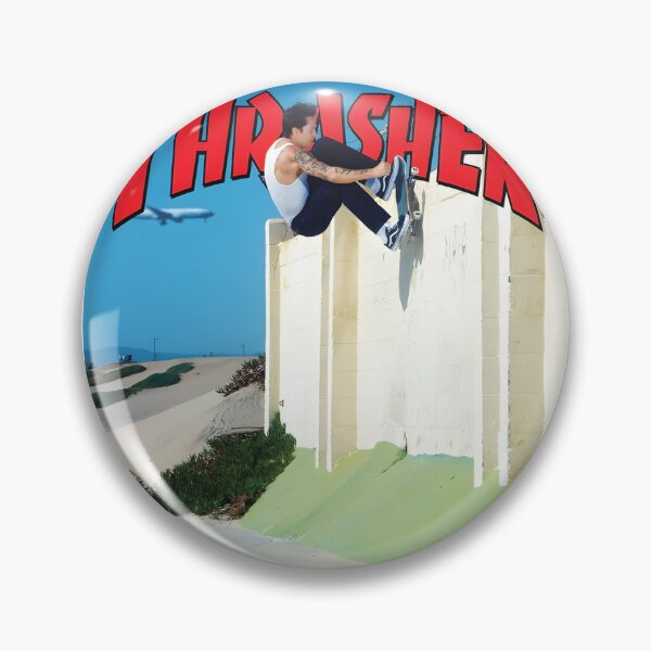 Item preview, Thrasher Skateboard Magazine Original Custom Vintage Poster Wall Art designed and sold by Cool Robot Bro..