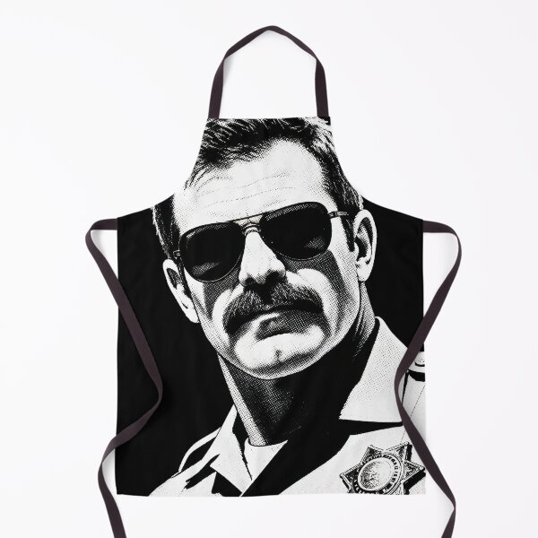 Item preview, Vintage Highway Hero – Bold Black & White Retro Officer Graphic designed and sold by Shirts With Pride.