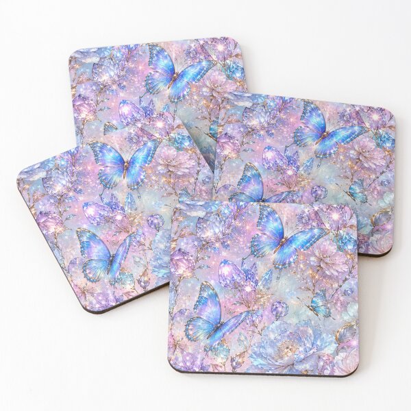 Item preview, Crystal Butterfly Garden designed and sold by Gold&pixels.