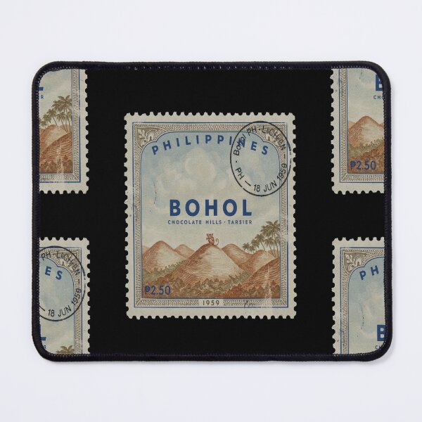 Item preview, Bohol Philippines Chocolate Hills Tarsier Stamp Sticker designed and sold by stickercuffs.