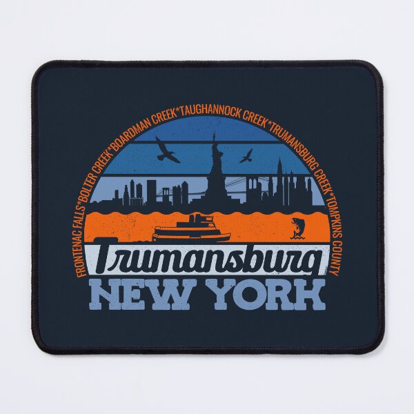 Item preview, Trumansburg New York Sunset Retro Vintage Local Pride Logo designed and sold by CRHPOD20.