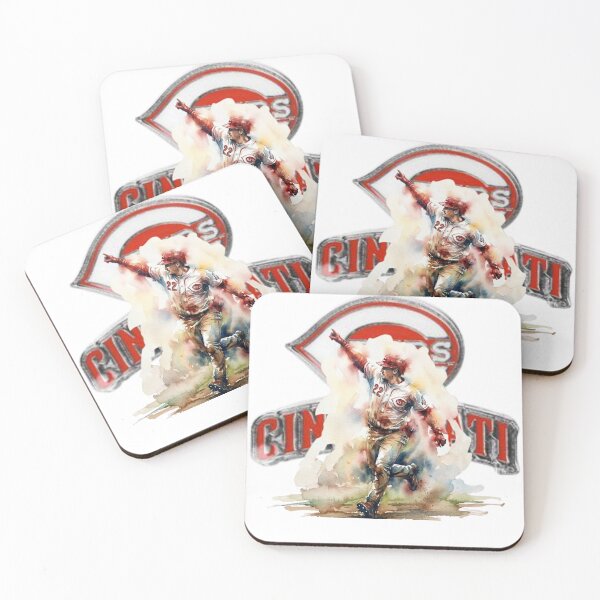 Item preview, JJ Bleday Cincinnati Baseball Legend Watercolor Illustration designed and sold by Turnersports.