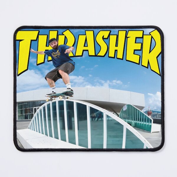 Item preview, Thrasher Skateboard Magazine Original Custom Vintage Poster Wall Art designed and sold by Cool Robot Bro..
