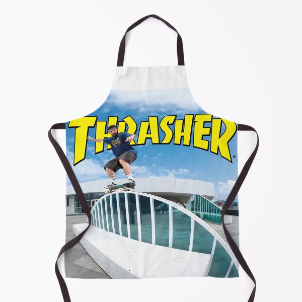 Item preview, Thrasher Skateboard Magazine Original Custom Vintage Poster Wall Art designed and sold by Cool Robot Bro..