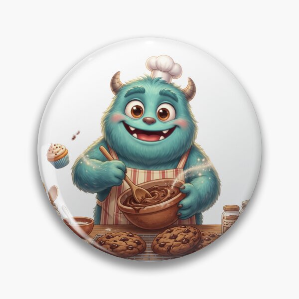 Item preview, A chubby friendly monster happily designed and sold by kidoramagic.
