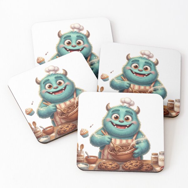 Item preview, A chubby friendly monster happily designed and sold by kidoramagic.