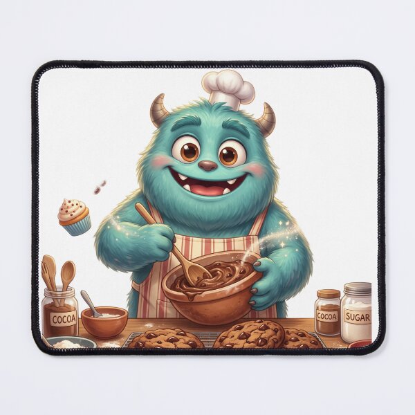 Item preview, A chubby friendly monster happily designed and sold by kidoramagic.