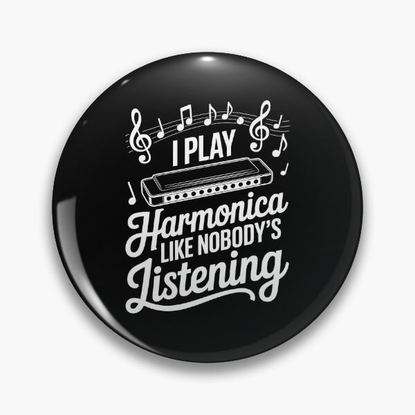 Item preview, PLAY Harmonica LIKE NOBODY’S LISTENING designed and sold by jkrphoto.