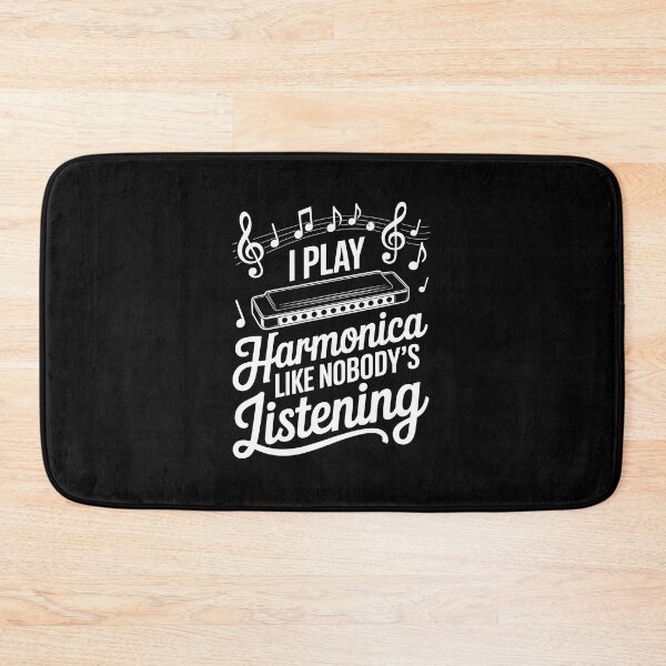 Item preview, PLAY Harmonica LIKE NOBODY’S LISTENING designed and sold by jkrphoto.