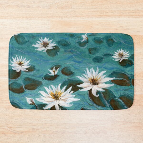 Item preview, Chinoiserie Cherry Blossoms and Water Lilies designed and sold by LymphomaLass.