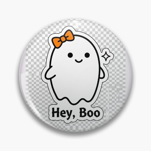 Item preview,  Hey Boo Cute Ghost Halloween  designed and sold by CustomJoys.