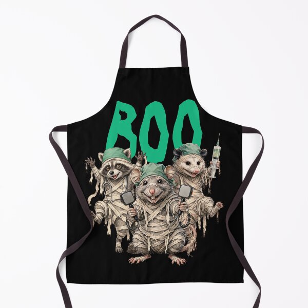 Item preview, Boo Crew Mummy Animals - Funny Halloween Raccoon Rat Opossum Nurse Doctor designed and sold by Neurospicy Trolls.