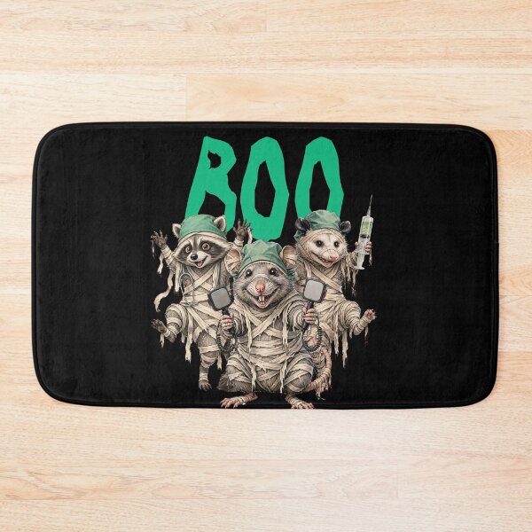 Item preview, Boo Crew Mummy Animals - Funny Halloween Raccoon Rat Opossum Nurse Doctor designed and sold by Neurospicy Trolls.