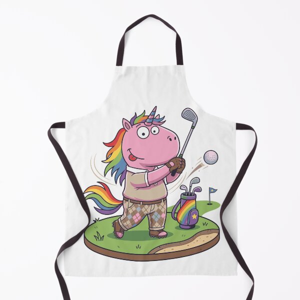 Item preview, Cute pink unicorn golf player Rainbow design, Sports Gift designed and sold by BobaTeeStore.