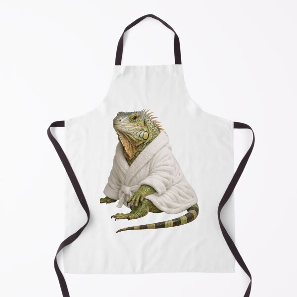 Item preview, Bathrobe Green Iguana designed and sold by Sillytoe.