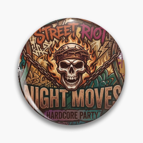 Item preview, Street Riot Night Moves Hardcore Party Grunge Skull Graffiti Art designed and sold by rich-moda.