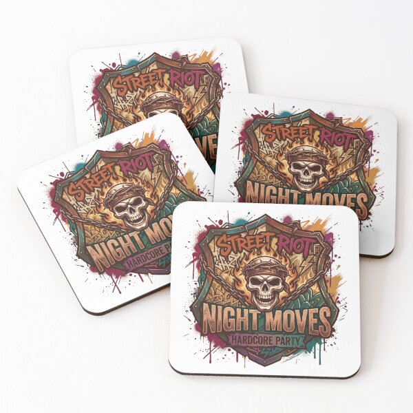 Item preview, Street Riot Night Moves Hardcore Party Grunge Skull Graffiti Art designed and sold by rich-moda.