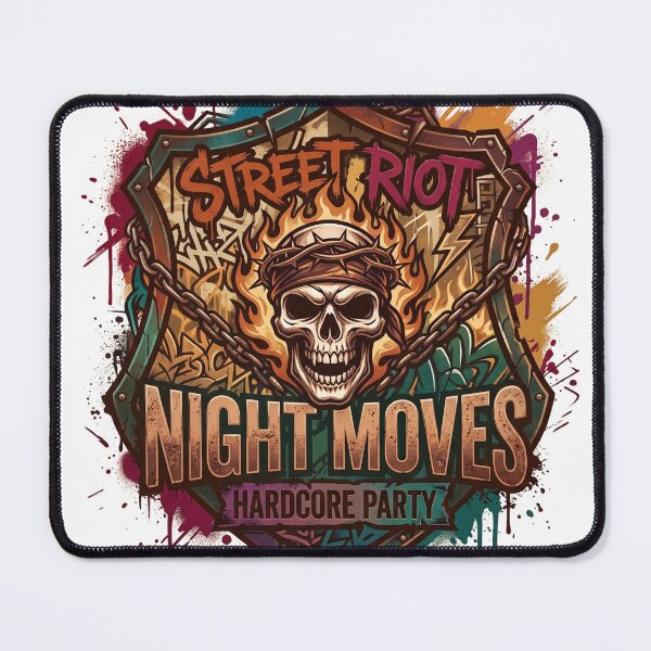 Item preview, Street Riot Night Moves Hardcore Party Grunge Skull Graffiti Art designed and sold by rich-moda.