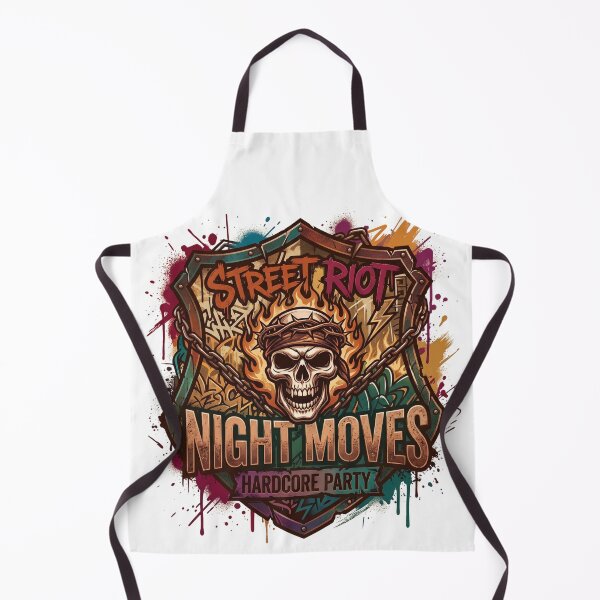 Item preview, Street Riot Night Moves Hardcore Party Grunge Skull Graffiti Art designed and sold by rich-moda.