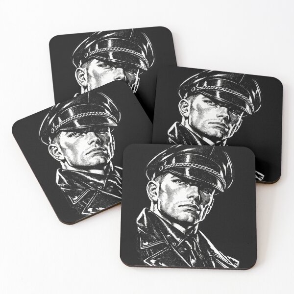 Item preview, Vintage Leather Icon – Screen Print Portrait designed and sold by Shirts With Pride.