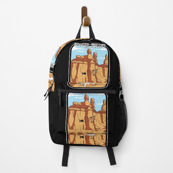 Item preview, Goblin Valley State Park Utah Cute Cat Travel Poster designed and sold by Blupunk.