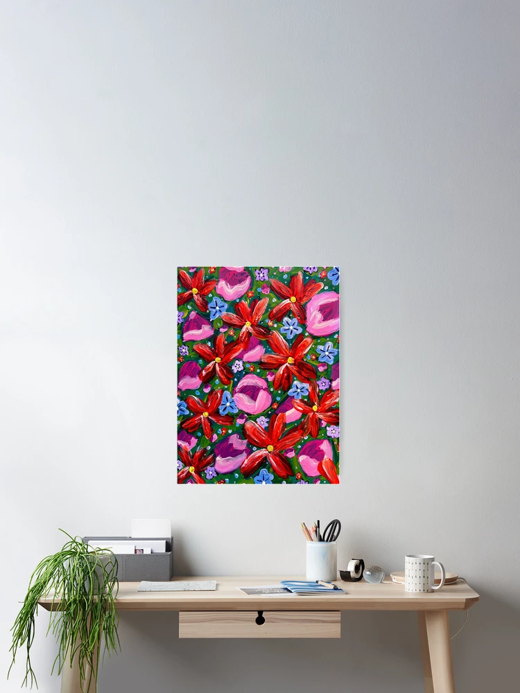 Thumbnail 2 of 3, Poster, Flowerfall designed and sold by FloraFeeling.