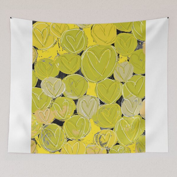 Item preview, Yellow Hearts  designed and sold by mariaalexart22.