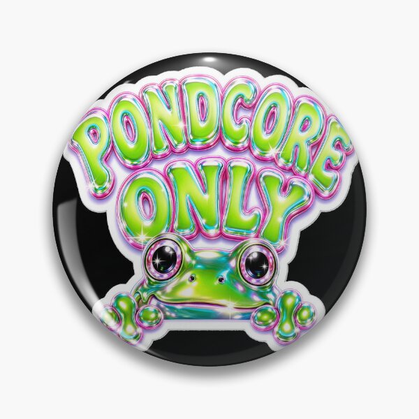 Item preview, Pondcore Only Cute Frog | Holographic Kawaii Frog Aesthetic Sticker designed and sold by Arrow2025.